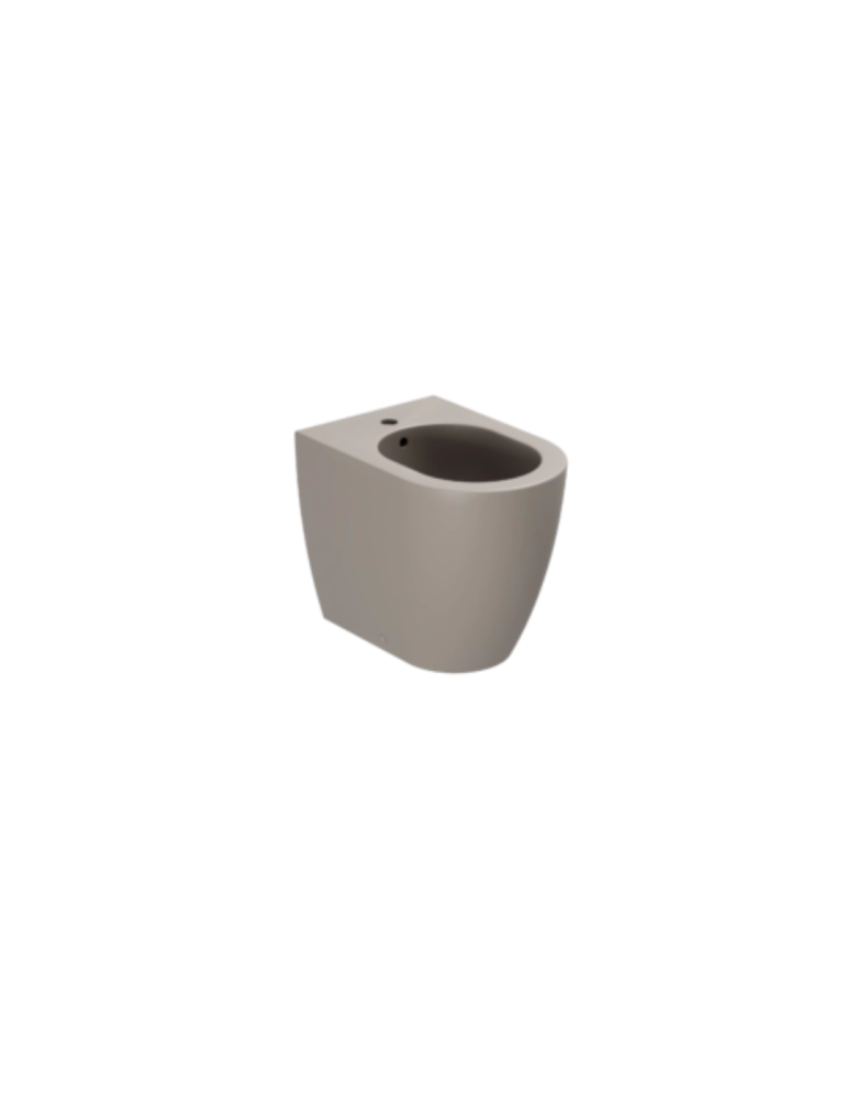 WC et Bidet Azzurra Comoda Tortora avec Abattant | Megaclima.fr