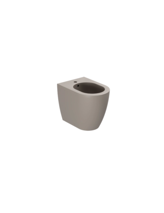 WC et Bidet Azzurra Comoda Tortora avec Abattant | Megaclima.fr