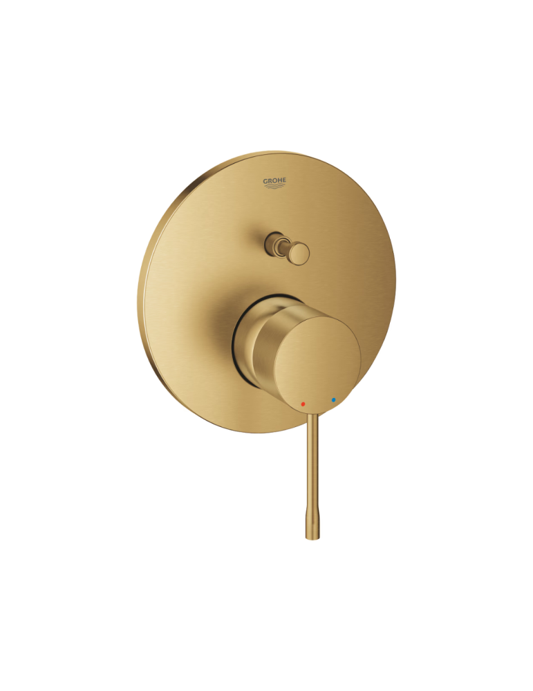 Mitigeur De Douche Monocommande Grohe Essence 2 Voies Avec Inverseur, Or Brossé - 24167gn1