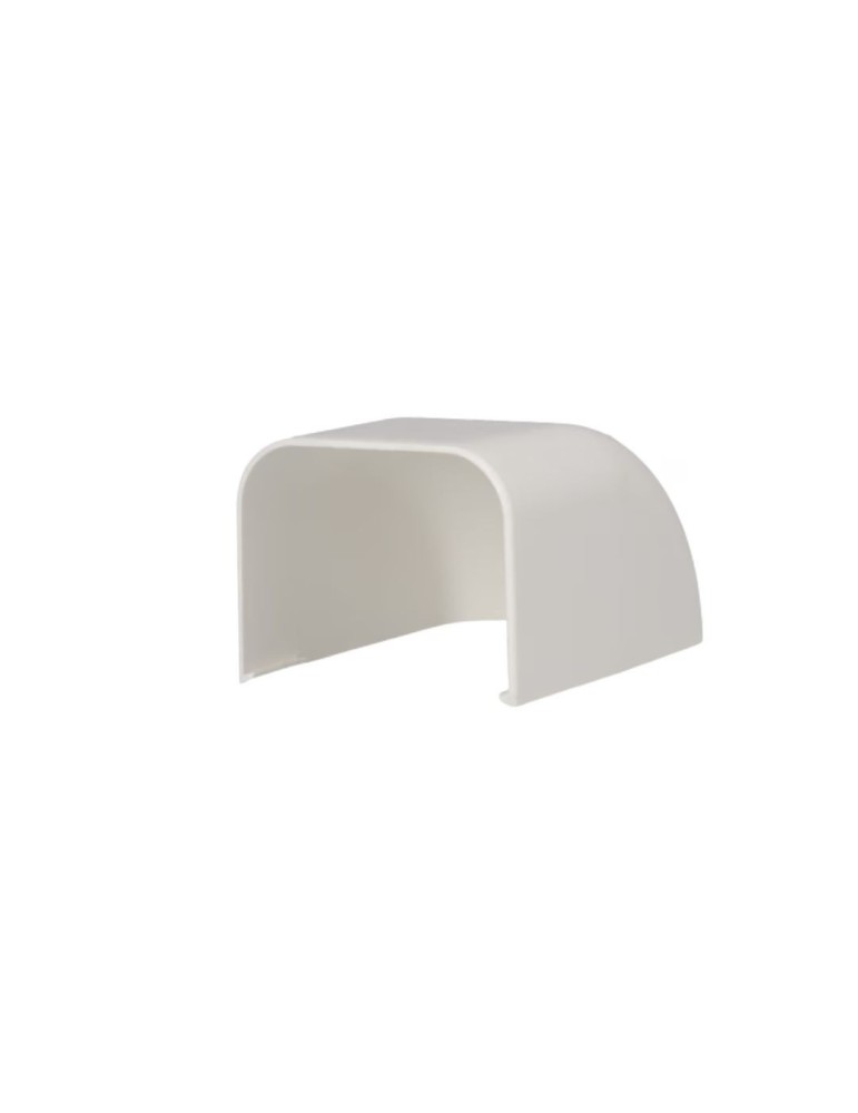 Embout Terminal PVC Blanc pour Goulotte | Megaclima.fr