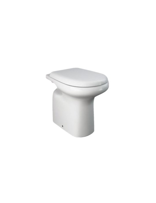 RAK Ceramics WC Sol Orient Blanc avec Abattant | Megaclima.fr