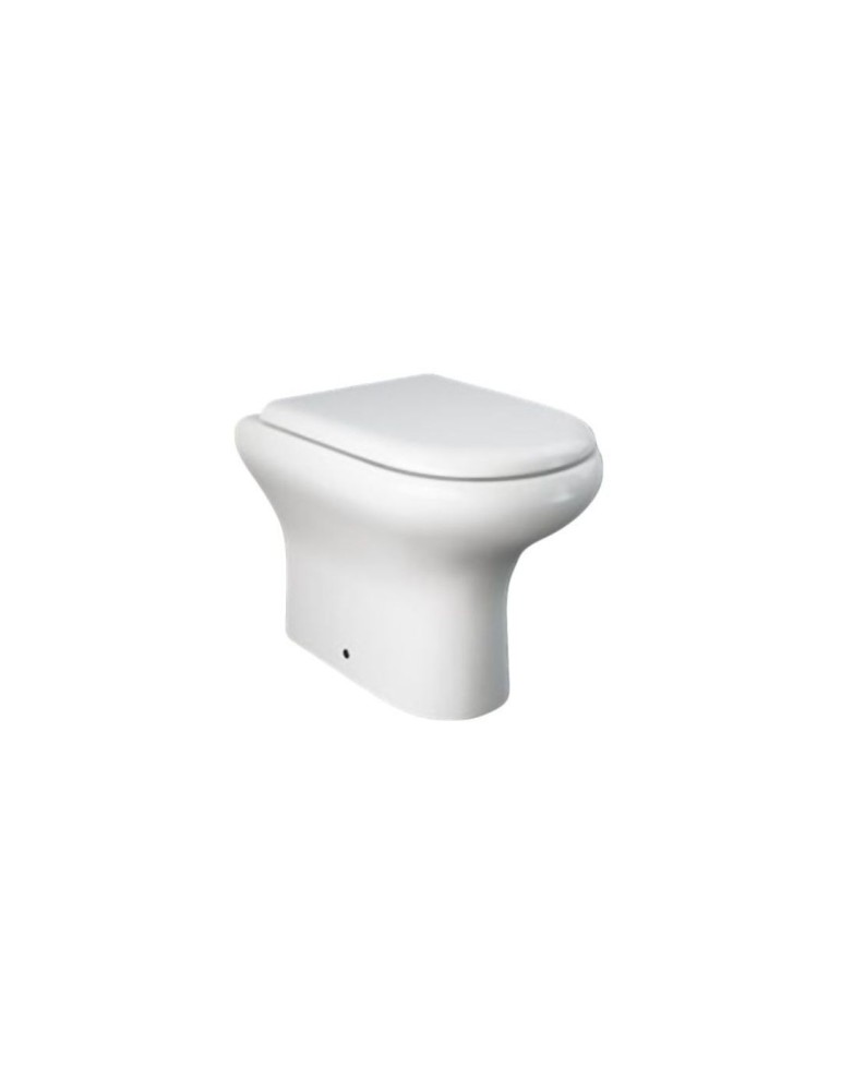 RAK Ceramics WC Filomur Compact Blanc avec Abattant Inclus | Megaclima.fr
