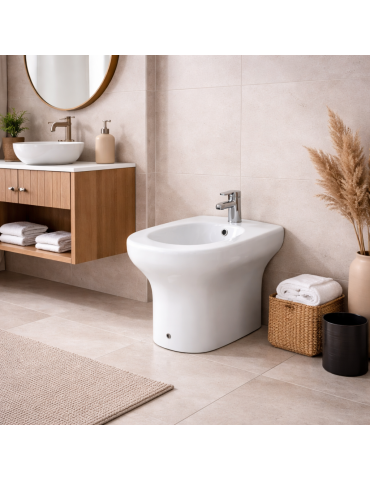 Bidet Compact Rak Ceramics À Fixer AU Mur, Blanc