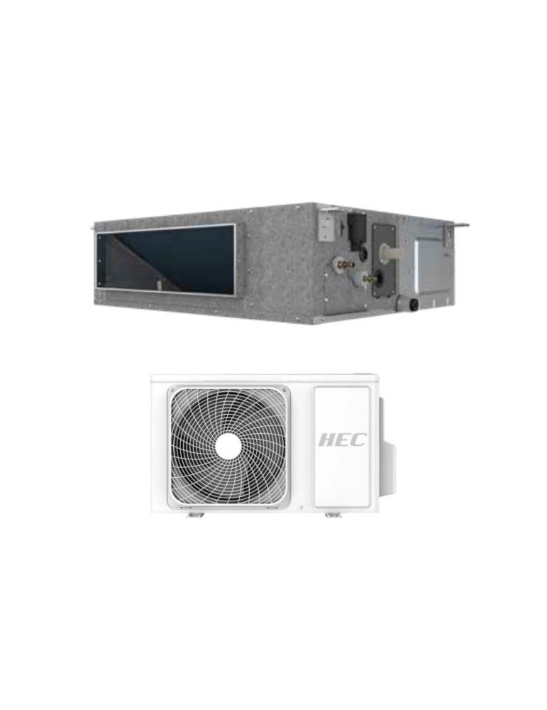 Hec By Haier Climatizzatore Monosplit Canalizzato Mp Freematch 18000 Btu HD18MDAHRA+1H18KEAFRA Wi-fi Inverter R-32 Classe A+++