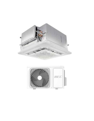 Climatiseur Cassette Monosplit Hec By Haier 620 Freematch 12000 Btu HB12MBAHRA+1H12MEAFRA Wi-fi Inverter R-32 Classe A++