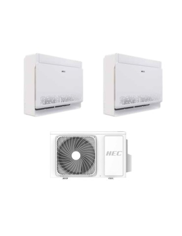 Climatiseur Console Split Double Hec By Haier Freematch 12+12 Btu Avec 3H28WEAFRA Wi-fi Inverter R-32 Classe A++