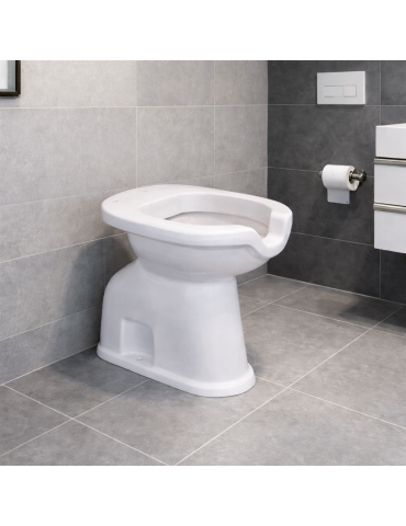 Cuvette De Toilette En Céramique Blanche Rem Ceramica Pour Personnes Handicapées