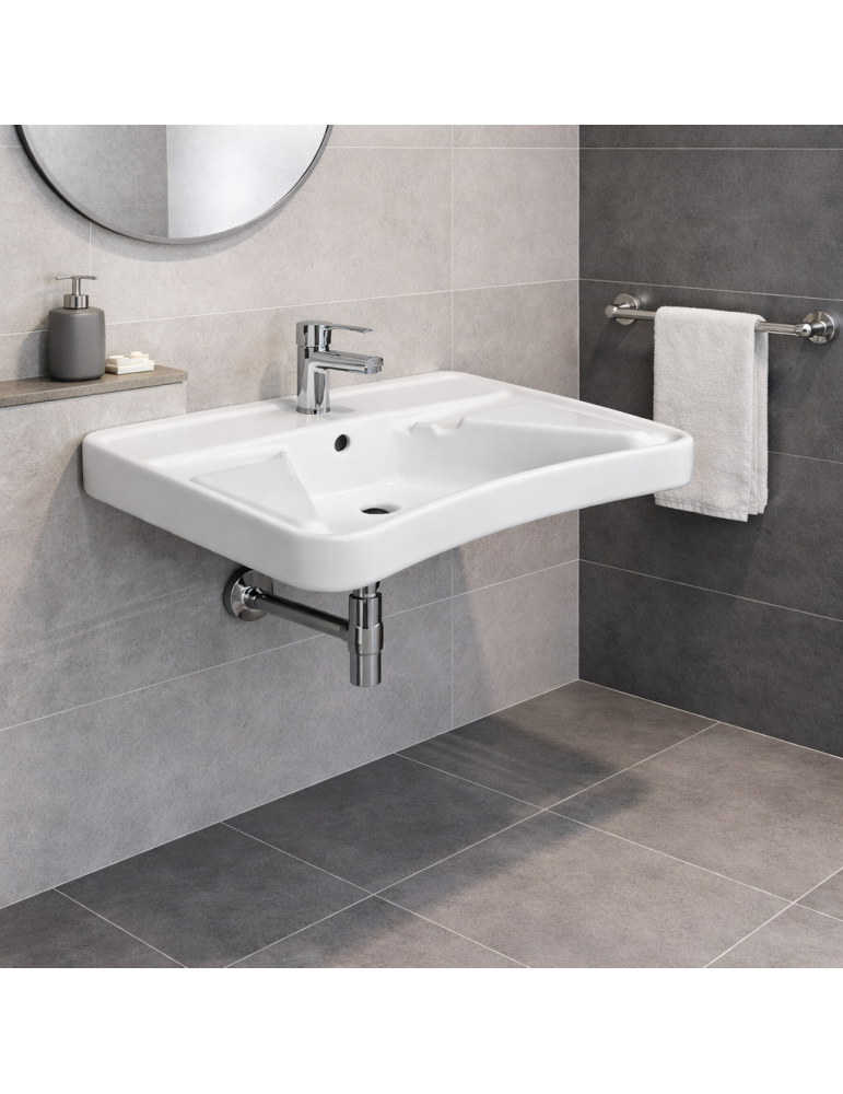 REM Ceramica Lavabo PMR Céramique Blanche | Megaclima.fr
