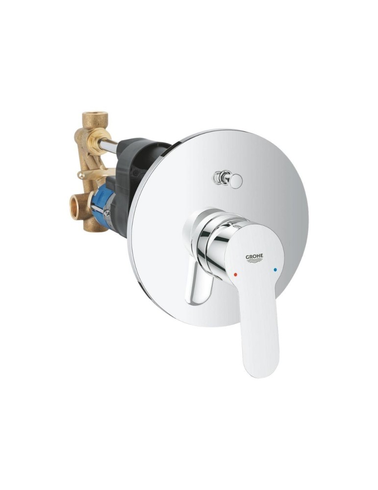 Mitigeur De Douche Encastré Monocommande Grohe Bauedge Starlight En Métal Chromé Avec Inverseur Automatique - 29079000