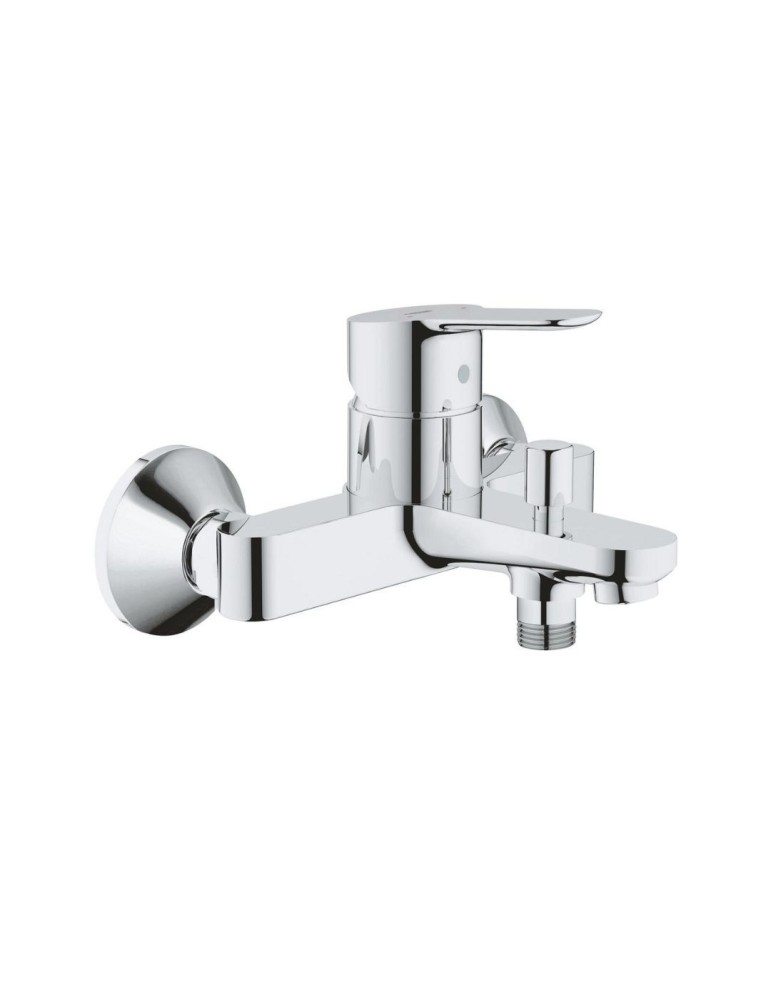 Robinet De Baignoire Monocommande Grohe Bauedge Starlight En Métal Chromé Avec Inverseur Automatique - 23334000