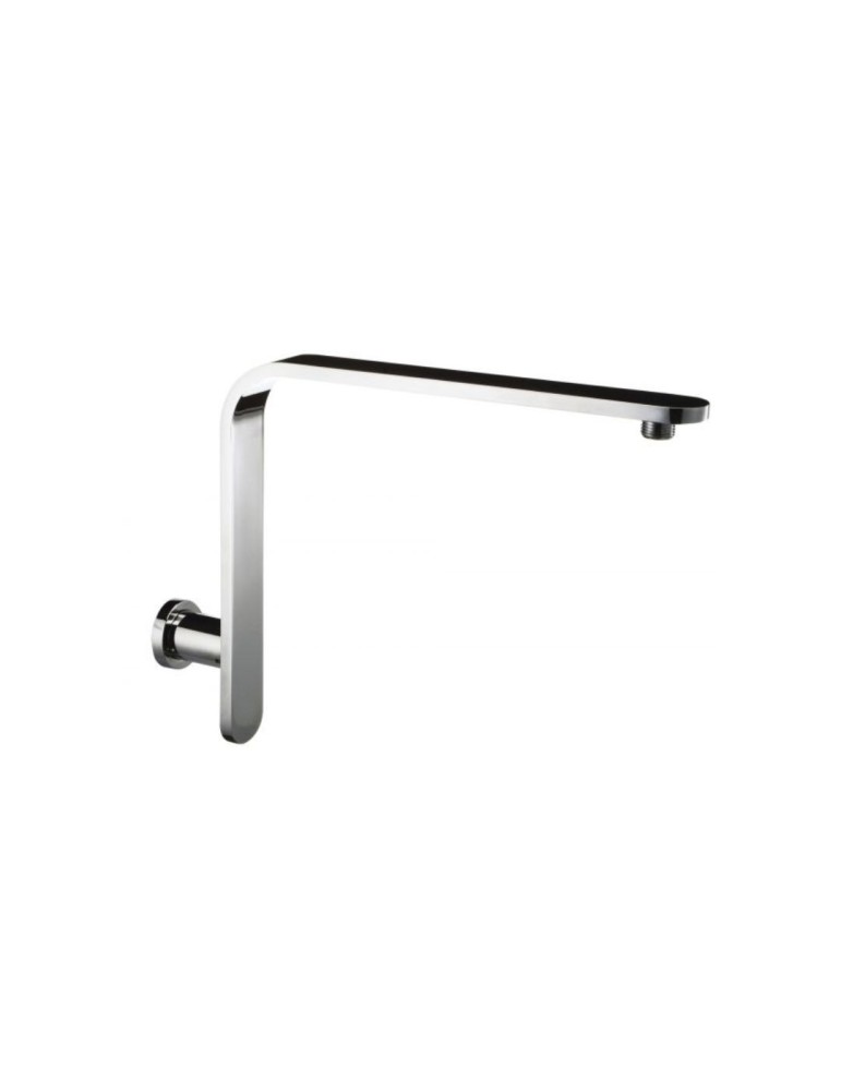 Bras De Douche Rond En Porte-à-faux Damast En Laiton Chromé L 330×280 Mm