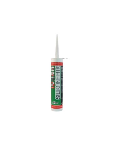 Silicone Acétique Rouge Facot Silikone Ht 300, Résistant Aux Hautes Températures, Cartouches De 280 G