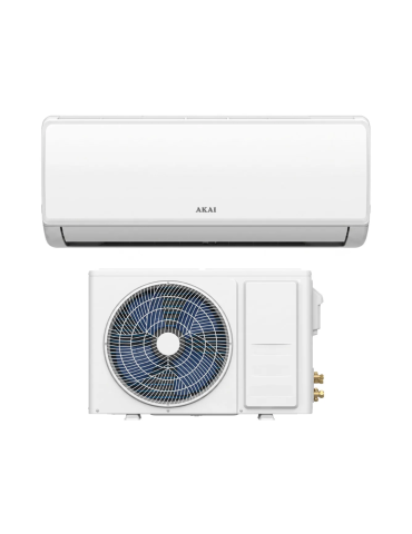 Climatiseur Monosplit Akai Inverter 9000 Btu Avec Pompe À Chaleur, Classe A++/a+, Gaz R32, Wi-fi, Mistral9026kj
