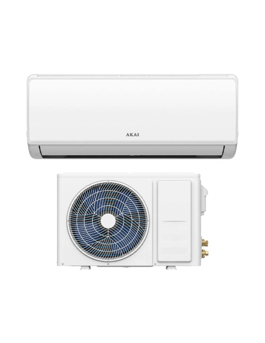 Climatiseur Monosplit Akai Inverter 9000 Btu Avec Pompe À Chaleur, Classe A++/a+, Gaz R32, Wi-fi, Mistral9026kj