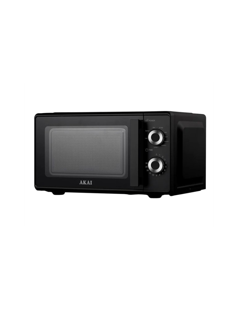 Four À Micro-ondes Akai 20 Litres 700 Watts Avec Grill, Noir - Akmw204bk