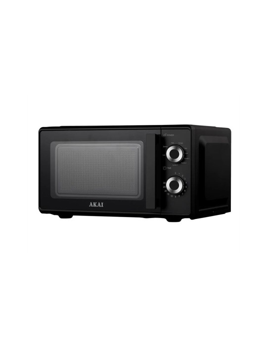 Four À Micro-ondes Akai 20 Litres 700 Watts Avec Grill, Noir - Akmw204bk