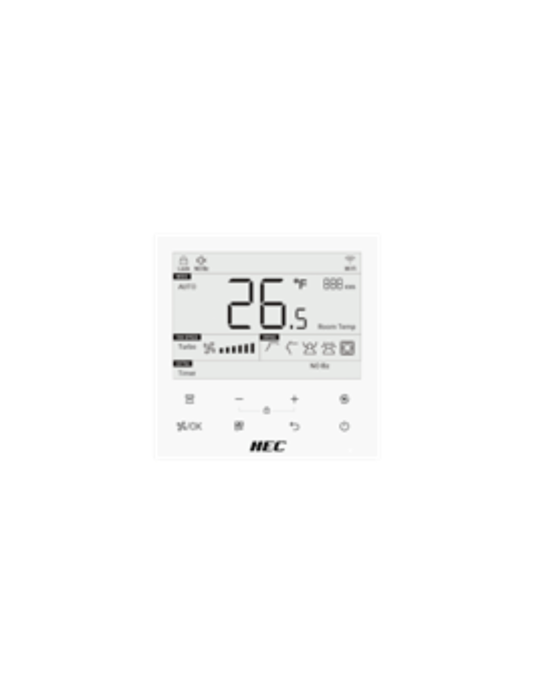 Hec by Haier Commande Centralisée Wi-Fi E60-HEC | Megaclima.fr