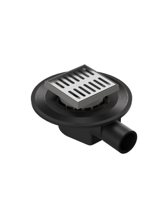 Bonomini Puisard de Sol Go-Go 10x10 cm avec ø 50 mm - 6195IX40B2