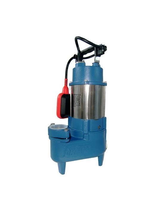 Pompe Submersible Monophasée Pour Eaux Usées Matra Vtxs 150, 1,5 Cv