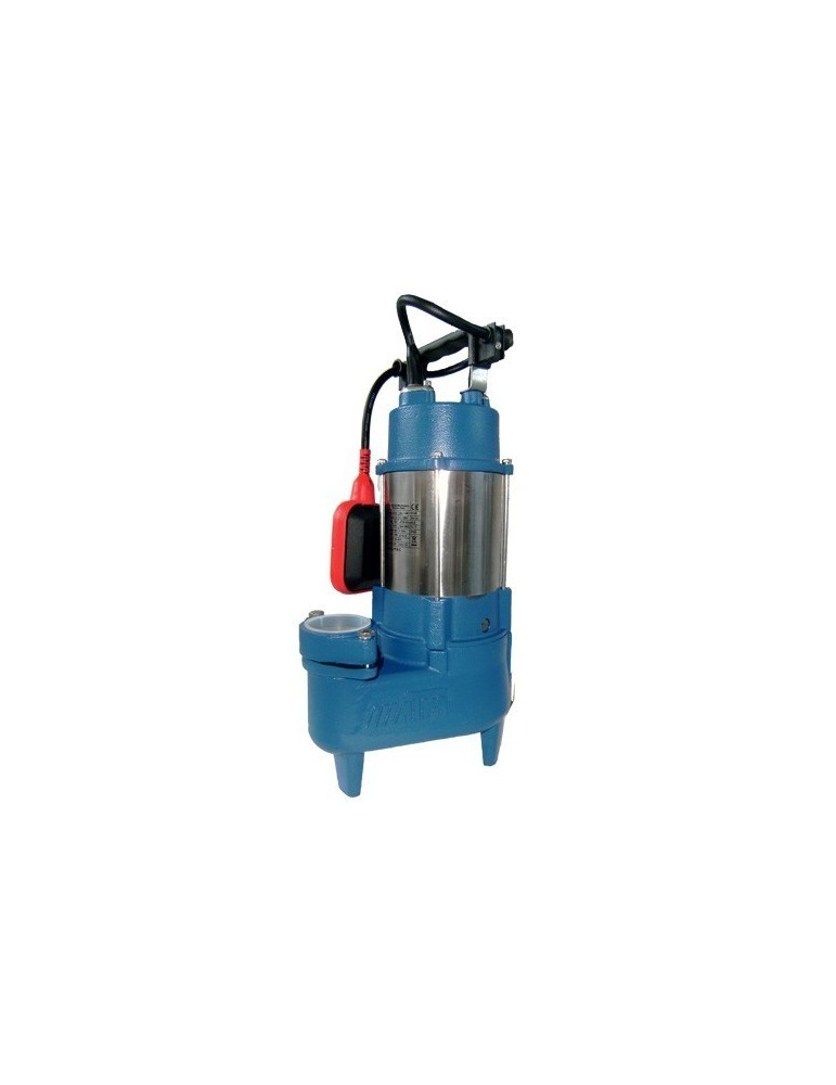 Pompe Submersible Monophasée Matra Vtxs 200 Pour Eaux Usées, 2 Cv