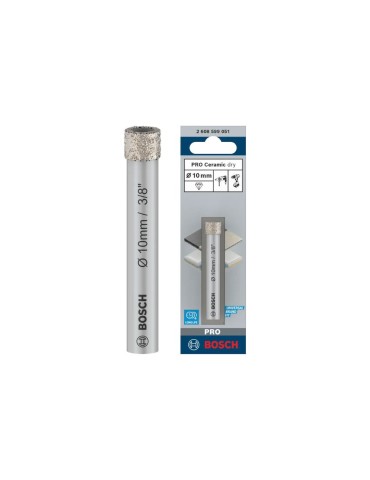 Visseuse Bosch Punta Pro Ceramic Dry Pour Perçage De Carreaux De Céramique 10x66 Mm