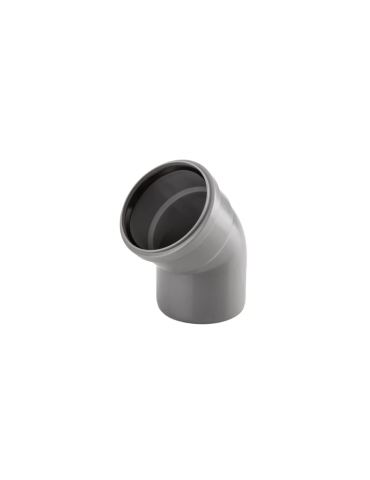 Coude Évacuation WC 45° DN125 Ed Tech 241314D | Megaclima.fr