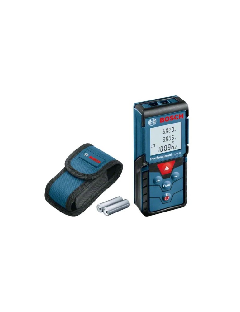 Bosch Télémètre Laser GLM 40 PRO avec Housse | Megaclima.fr