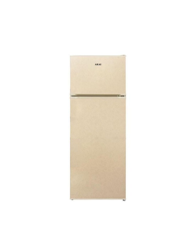 Réfrigérateur Akai 2 Portes 210 Litres Crème Classe E Akfr255cr-s