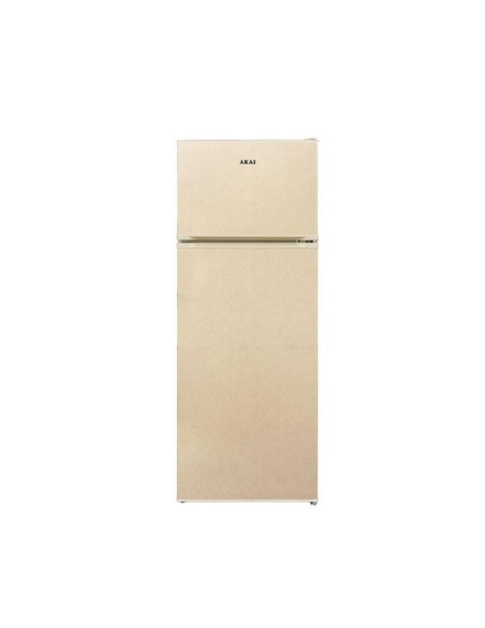 Réfrigérateur Akai 2 Portes 210 Litres Crème Classe E Akfr255cr-s