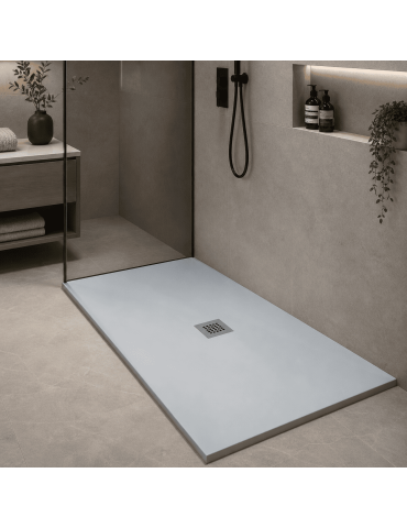 Oceano Receveur Douche Linea Plus 70x100 Granit Gris | Megaclima.fr