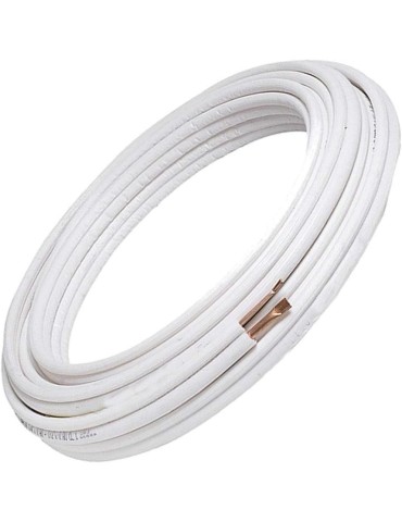 Tubi Rame Condizionatore Condizionamento Coppia 1/4" + 1/2" Adatto A Gas R410A R407C R32 (10 Metri (10+10))