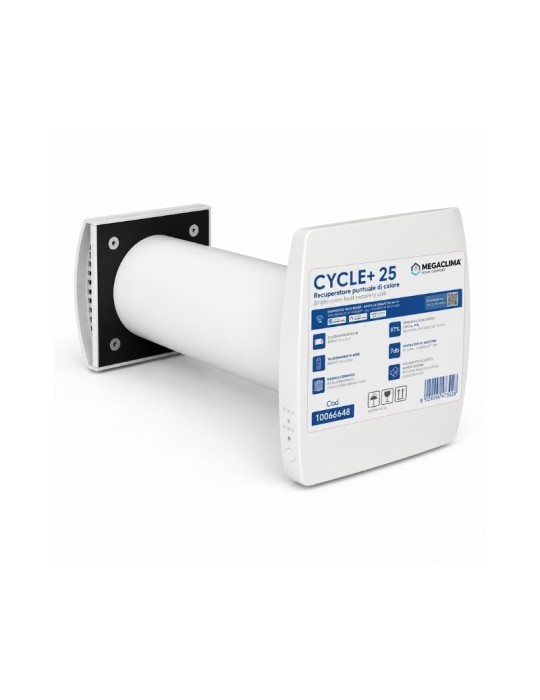 Unité De Récupération De Chaleur Megaclima Cycle+ À 25 Points Avec Télécommande Compatible Wi-fi