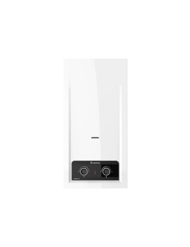 Chauffe-eau instantané à gaz méthane Ariston Akros R X 11, chambre ouverte