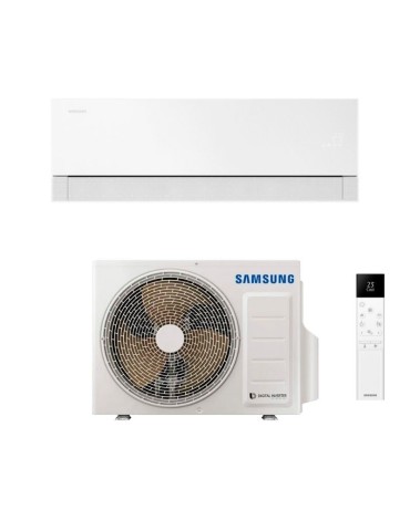 Samsung Climatiseur Mono Split WindFree Première Plus 9000 BTU AR70H09CAAWNEU avec Télécommande SolarCell et Wi-Fi Classe A+++