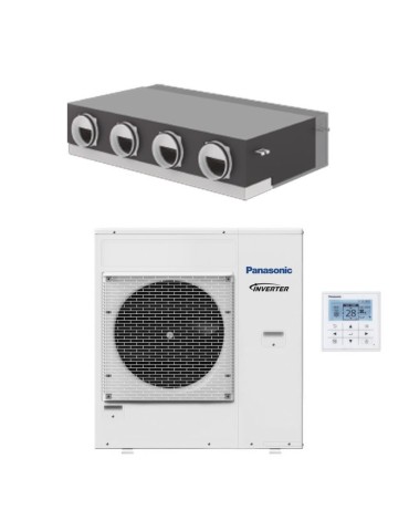 Panasonic Climatiseur Monosplit Gainable PACI NX Multizone Triphasé S-7110PQ41E 30700 BTU Inverter R32 avec Wi-Fi Classe A+/A++