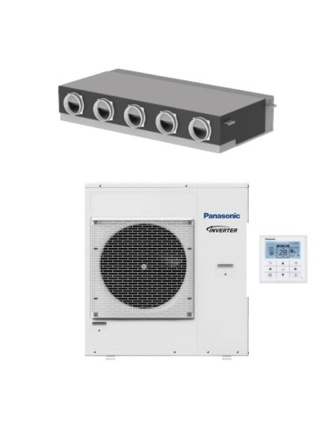 Panasonic Climatiseur Mono Split Gainable PACI NX Multizone S-1014PQ51E 34000 BTU avec Wi-Fi Classe A+/A++ pour 5 Zones