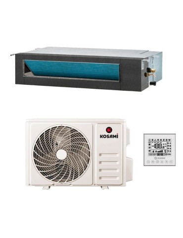 Kosami Climatiseur Monosplit Gainable Inverter R32 48000 BTU 14.1 kW avec Wi-Fi Classe A++/A+ Haute Puissance
