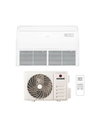 Kosami Climatiseur Monosplit Plafonnier-Console UI + UE Inverter R32 24000 BTU WiFi avec Télécommande Incluse