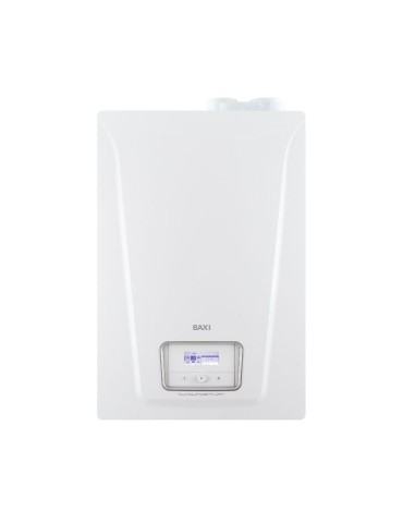 Baxi Chaudière à Condensation Nuvola Century 35 kW avec Ballon 45L Méthane/GPL et Kit Évacuation des Fumées