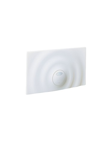Plaque De Commande Grohe Surf G Blanche À Double Chasse Pour Réservoir Wc (Mod. 37859sh0)