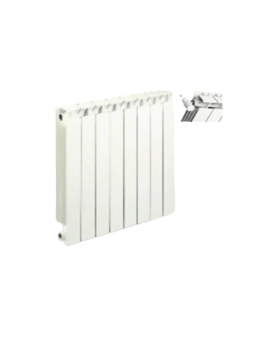 Radiateurs De Chauffage En Aluminium Global, Modèle Mix H.600 11 Éléments Modulables