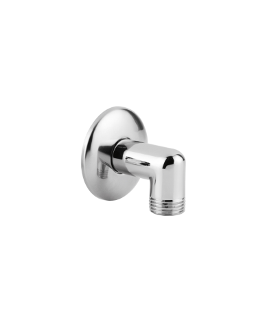 Damast Prise Eau Courbe Laiton Chrome G1/2M 11981 | Megaclima.fr