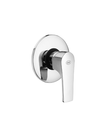 Gs Rubinetterie Mitigeur Monocommande Encastrable Pour Douche, Série Slim, Chromé - 2450