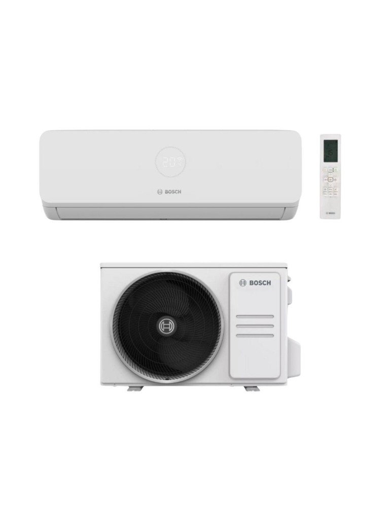 Bosch Climatiseur Monosplit Climate 3200i CL3200iU W70E de 24000 btu R-32 Inverter Wi-Fi en option Classe A++