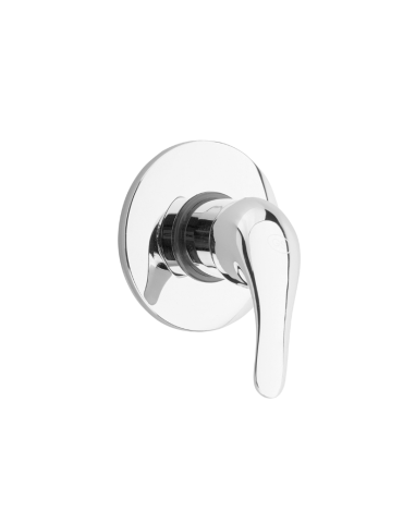 Gs Rubinetterie Mitigeur Monocommande Encastrable Pour Douche, Série Ecoline, Finition Chromée - 5350