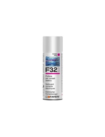 Farmicol Faren F32 2.0 Spray 400ml Nettoyant Contacts | Megaclima.fr