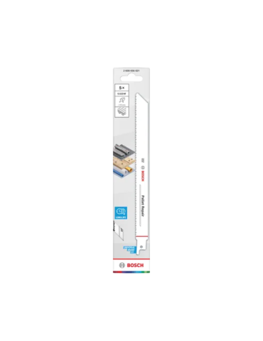 Bosch Pallet Repair S1022HF Lame Scie Sabre 5 Pièces | Megaclima.fr
