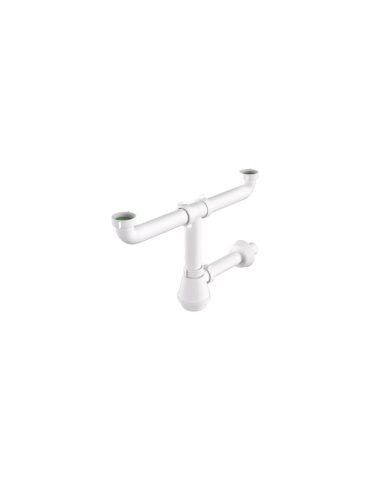 Bonomini Tube Flexible Extensible avec Rosace Ø 32/40 mm | Megaclima.fr