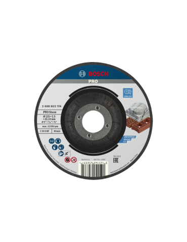 Disque à tronçonner Bosch PRO Stone pour petites meuleuses d'angle
