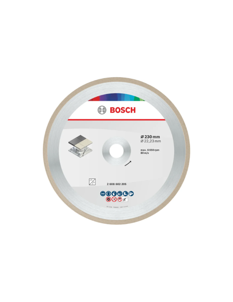 Bosch Disque Diamanté Ceramic Disque De TronçOnnage Pour CéRamique 230 X 7 Mm, AléSage 22,23 Mm